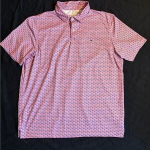 Vineyard Vines Pink Whale Print Polo Shirt | Preppy Summer Classic